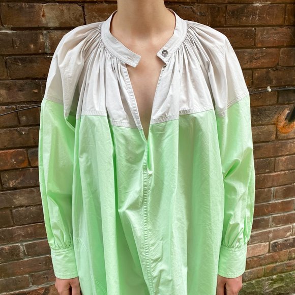 Sofie D’Hoore colourblock cotton poplin dress, size 34 - Picture 8 of 15